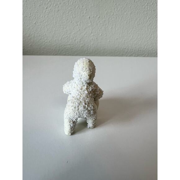 Department 56 Snowbabies "I am making snowballs". Handpainted Pewter.  #7602-3 - Picture 3 of 7